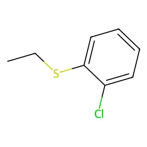 Ethyl 2-chlorophenyl sulfide structure