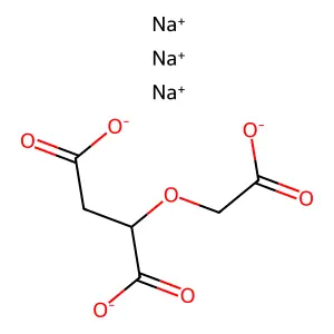 Butanedioic acid, 2-(carboxymethoxy)-, sodium salt (1:3) structure