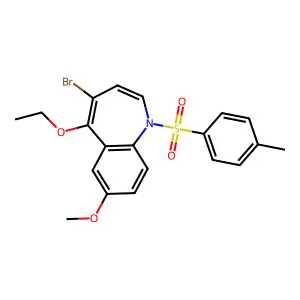 4-Bromo-5-ethoxy-7-methoxy-1-(4-methylphenyl)sulfonyl-1-benzazepine structure