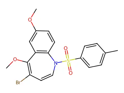 4-Bromo-5,7-dimethoxy-1-(4-methylphenyl)sulfonyl-1-benzazepine structure