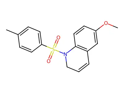 6-methoxy-1-(4-methylphenyl)sulfonyl-2H-quinoline structure