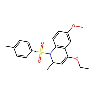 4-Ethoxy-6-methoxy-2-methyl-1-[(4-methylphenyl)sulfonyl]-1,2-dihydroquinoline structure