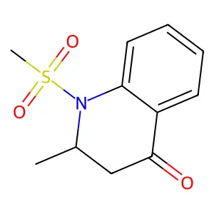 2-Methyl-1-methylsulfonyl-2,3-dihydroquinolin-4-one structure