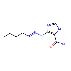 4-Imidazolecarboxamide, 5-(butyl-1-triazeno)- structure