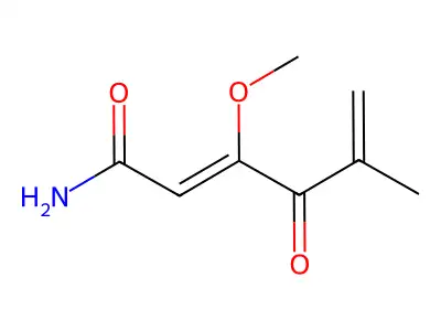 3-甲氧基-5-甲基-4-氧代-2,5-己二烯酰胺 structure