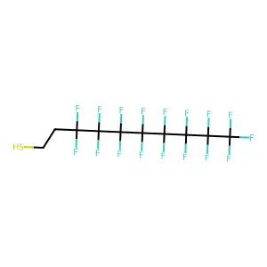 1,1,2,2-Tetrahydroperfluorodecanethiol structure