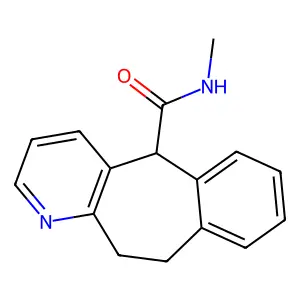 10,11-Dihydro-N-methyl-5H-benzo(4,5)cyclohepta(1,2-b)pyridine-5-carboxamide structure
