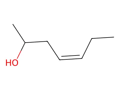 trans-4-Hepten-2-ol structure
