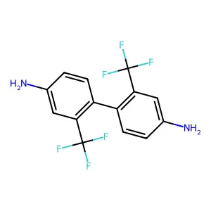 (1,1'-Biphenyl)-4,4'-diamine, 2,2'-bis(trifluoromethyl)- structure