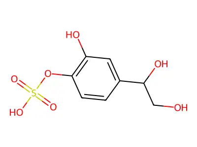 3-Methoxy-4-Hydroxyphenylglycol sulfate structure