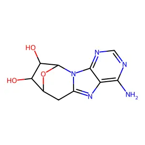 5'-Deoxy-8,5'-cycloadenosine structure