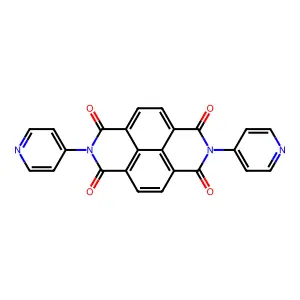 2,7-di(pyridin-4-yl)benzo[lmn][3,8]phenanthroline-1,3,6,8(2H,7H)-tetraone structure