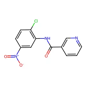 N-(2-氯-5-硝基苯基)吡啶-3-甲酰胺 structure