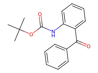 Tert-butyl N-(2-benzoylphenyl)carbamate structure