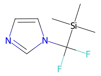 1-(Trimethylsilyldifluoromethyl)imidazole structure