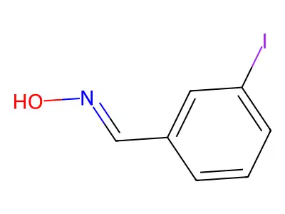 Benzaldehyde, 3-iodo-, oxime structure
