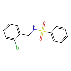 N-(2-chlorobenzyl)benzenesulfonamide structure