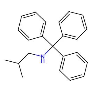 2-甲基-N-三苯甲基丙胺 structure