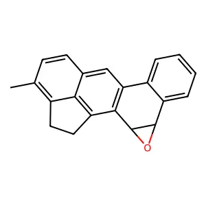 1a,10,11,11c-Tetrahydro-9-methylbenz(7,8)aceanthryleno(9,10-b)oxirene structure