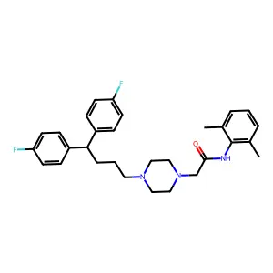 利多氟嗪 structure