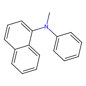 N-甲基-N-苯基-1-萘胺 structure