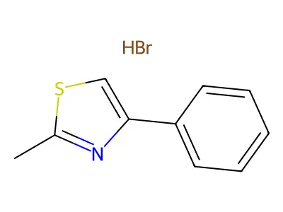 2-methyl-4-phenyl-1,3-thiazole Hydrobromide structure