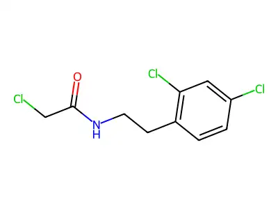 2-Chloro-N-(2-(2,4-dichlorophenyl)ethyl)acetamide structure