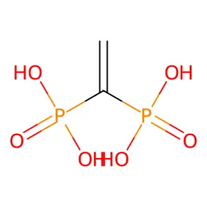1-Phosphonovinylphosphonic acid structure