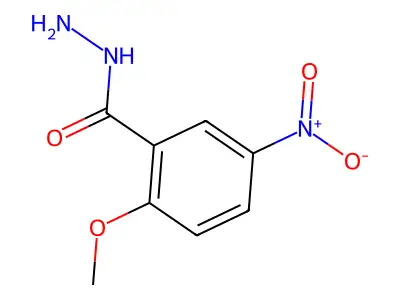 2-Methoxy-5-nitrobenzohydrazide structure