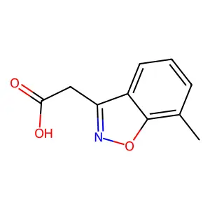 2-(7-Methyl-1,2-benzoxazol-3-yl)acetic acid structure