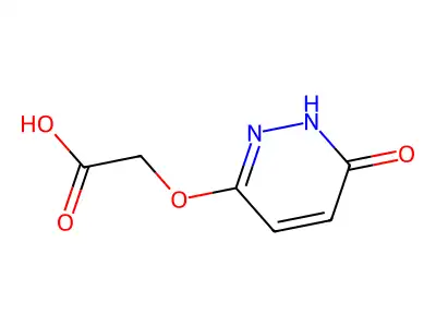 2-((6-Oxo-1,6-dihydropyridazin-3-yl)oxy)acetic acid structure