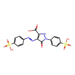 Tartrazine structure