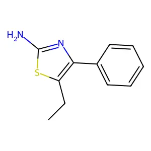 5-乙基-4-苯基-2-噻唑胺 structure