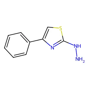 2-Hydrazinyl-4-phenylthiazole structure