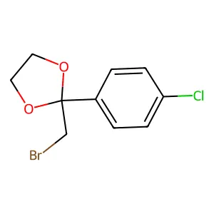 2-(Bromomethyl)-2-(4-chlorophenyl)-1,3-dioxolane structure