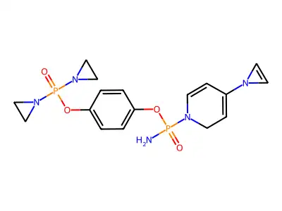 N-(2-Pyridyl)triethylenetetraamide p-phenylenediphosphoric acid structure