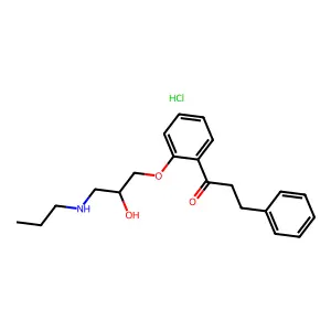Propafenone Hydrochloride structure