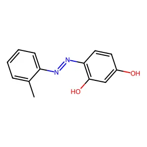 4-[2-(2-Methylphenyl)diazenyl]-1,3-benzenediol structure