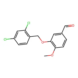 3-[(2,4-Dichlorophenyl)methoxy]-4-methoxybenzaldehyde structure