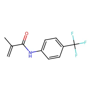 2-methyl-N-[4-(trifluoromethyl)phenyl]prop-2-enamide structure