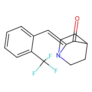 2-{[2-(Trifluoromethyl)phenyl]methylene}-3-quinuclidinone structure