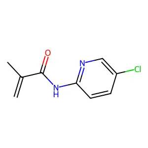 N-(5-chloropyridin-2-yl)-2-methylprop-2-enamide structure