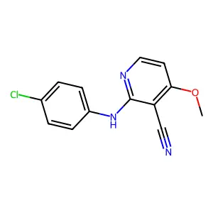 2-(4-Chloroanilino)-4-methoxynicotinonitrile structure