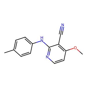 4-Methoxy-2-(4-toluidino)nicotinonitrile structure