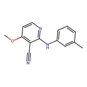 4-Methoxy-2-(3-toluidino)nicotinonitrile structure