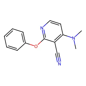 4-(Dimethylamino)-2-phenoxynicotinonitrile structure