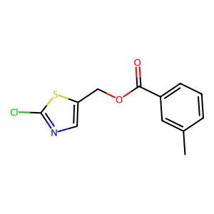 (2-Chloro-1,3-thiazol-5-yl)methyl 3-methylbenzoate structure