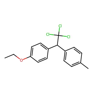 Benzene, 1-ethoxy-4-(2,2,2-trichloro-1-(4-methylphenyl)ethyl)- structure