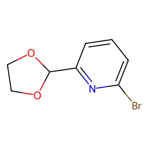 2-Bromo-6-(1,3-dioxolan-2-yl)pyridine structure