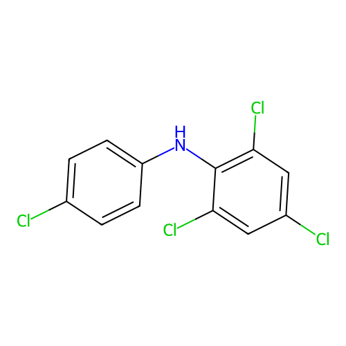 2,4,6-trichloro-N-(4-chlorophenyl)aniline structure